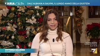 Vittoria Baldino ospite a "L'Aria che Tira" La7 30/12/2024