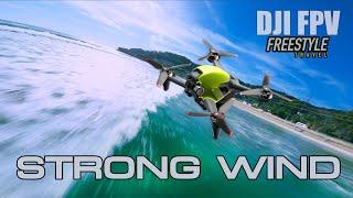 DJI FPV STRONG WIND FLIGHT [M-MODE & RATES SETTING] PHUKET BEACH FPV DRONE SHOT | DJI ACTION2 [2.7K]