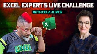 Excel Expert Live Challenge | Celia Alves & The Cupcake Challenge