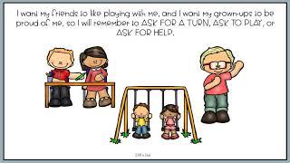 I Can Get Attention Social Skills Story