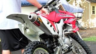 Honda Crf 250x - Stock Vs. FMF Exhaust