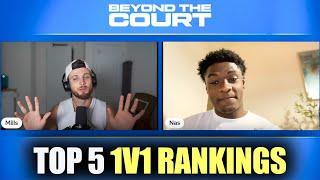 NAS RANKS TOP 5 1v1 Players On YouTube, Talks Devinthelab 1v1, and Nas vs. Skoob