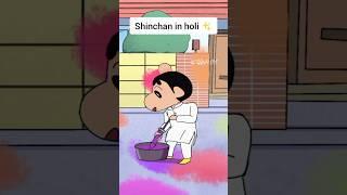 Shinchan in holi  #holi #shinchan #fastival
