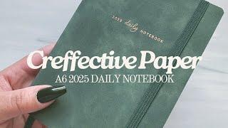 Creffective Paper A6 2025 Daily Notebook: Review & How I'm Using It