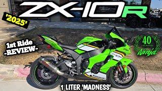 2025 Kawasaki ZX10-R 1st Ride & Review | 1 LITER MADNESS