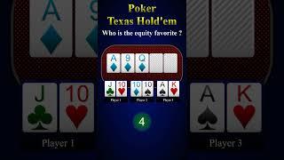 Poker Quiz! Who is the favorite? f3326