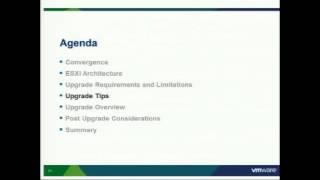 VMworld 2011: VSP3305 - Upgrading to VMware ESXi 5.0