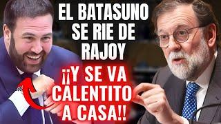 El MOMENTO EXACTO en que RAJOY REVIENTA a BILDU¡CON ESTE BOMBAZO!por VACILARLE y REIRSE DE ÉL