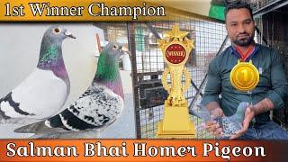 Champion of The Year Salman Bhai In Jese Kabootar Puri Delhi Me Nahi Hai | X Fighter Birds