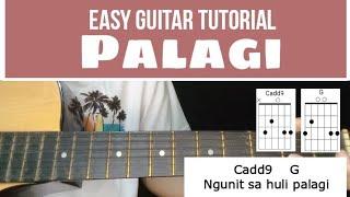 TJ Monterde - Palagi GUITAR TUTORIAL (EASY CHORDS)