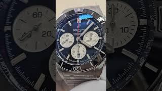 Chronomat B01 42 Black Chronograph Dial Stainless Steel Men's Watch AB0134101B1A1