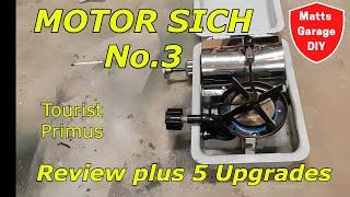 Dual Fuel Stove - Ukraine made - Motor Sich No 3 stove - review and upgrade