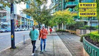 Vancouver Walk  - Coal Harbour to West End (Narrated)