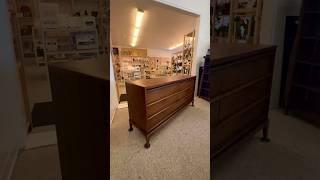 Big Whale Consignment #seattle #vintageshop Mid Century Modern 6 Drawer Dresser Walnut Wood