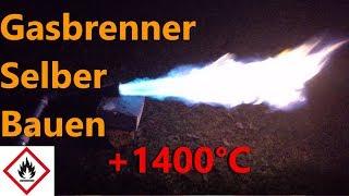 DIY Gasbrenner selber bauen / Propanbrenner bauen / Schmiedebrenner bauen