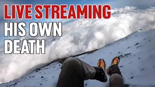 Falling off Mount Fuji on Live Stream