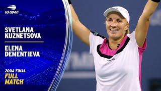 Svetlana Kuznetsova vs. Elena Dementieva Full Match | 2004 US Open Final