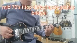 T-Top dirtyfingers pickup vs crazy parts nos wire pickup demo