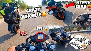 Death Race b/w Rc390 vs Rc390 || Top speed 177+|| Roadrage with uncle