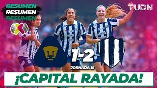 HIGHLIGHTS | Pumas 1-2 Monterrey | Liga Mx Femenil AP2024-J15 | TUDN