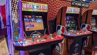 New NBA JAM Arcade1Up Wifi 2 Player 4 Players Connection Arcade 1up Review Podcast