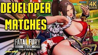 New Fatal Fury CotW Developer Gameplay Footage - Mai Shiranui is a Threat!