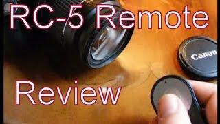Canon RC 5 Infrared Remote Shutter Release Review