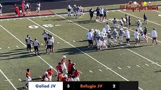 2024:  JV Football:  Refugio vs Goliad (scrimmage)