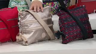 Kipling Triple Zip Crossbody - Alvar on QVC