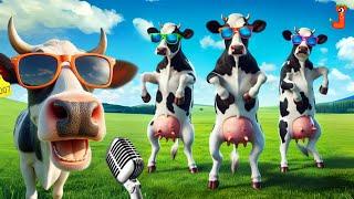 FUNNY COW DANCE FOR  10 MINUTES│Cow Song & Cow Videos 2024 | Cow dance mix | funny dancing cow | gay