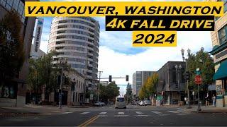 Vancouver, Washington | 4k Fall Driving Tour | 2024