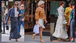 Elegant Age Fashion: Spring Street Style Secrets from London | 2024 Trends