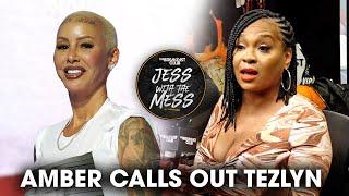 Amber Rose & Tezlyn Figaro Exchange Words About Kamala's Loss