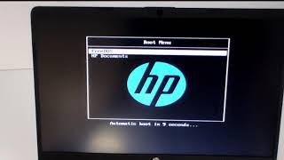 How to install windows on a HP Laptop