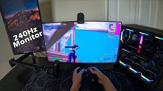 Fortnite but 240Hz (POV)