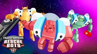 Transformers: Rescue Bots | Space Rescue | COMPILATION | Kids Cartoon | Transformers Junior