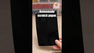 Homemade scratch paper！ #shorts