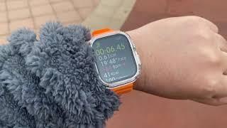 VWAR ULTRA MAX 2 Smart Watch- GPS Route Tracking Test,  Ultra Series 8 2023