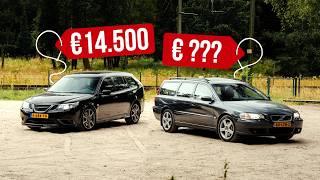 Zweedse superstations: Volvo V70 R vs. Saab 9-3 Turbo X