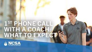 1st Phone Call with a College Coach: What to Expect