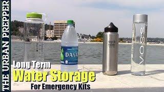 Long Term Water Storage For Prepping Kits by TheUrbanPrepper