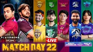 PLAYGROUND 2 MATCH DAY 22 LIVE | Ft Harsh Beniwal, Ashish, CarryMinati, Triggered Insaan & ScoutOP