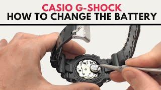 Casio G Shock Battery Replacement | How to Replace the Watch Battery on a Casio G Shock