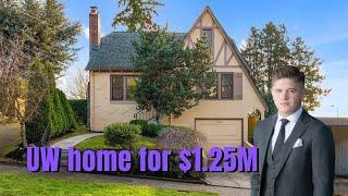 UW home in Seattle for only $1,250,000