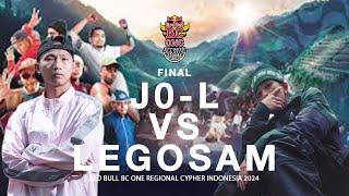 Bboy Jo-L VS Lego Sam Bboy Lego Sam | FINAL B-BOY | RED BULL BC ONE REGIONAL CYPHER INDONESIA 2024