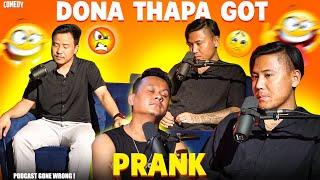 nepali prank - dona thapa aka chocolety boy got pranked |epic reaction/new lattest prank|dona thapa|