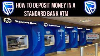 how to deposit money in a standard bank atm