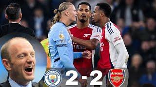 Peter Drury poetry on Manchester city Vs Arsenal 2-2