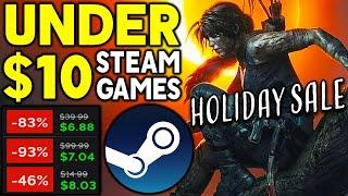 AWESOME Steam UNDER $10 HOLIDAY SALE Deals RIGHT NOW - SUPER CHEAP STEAM GAMES!