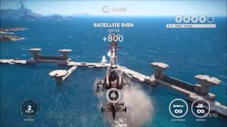 Just Cause 3 - Machine Gun Frenzy | Destruction Frenzy Challenge - Free Roam Gameplay (PC HD)